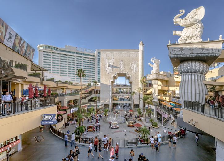 Hollywood and Highland is the best shopping malls in Los Angeles CA