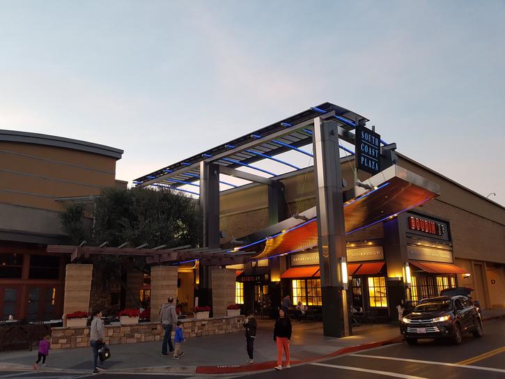 South Coast Plaza is the biggest mall in Los Angeles